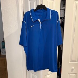 Nike Men's Royal Blue Polo Shirt